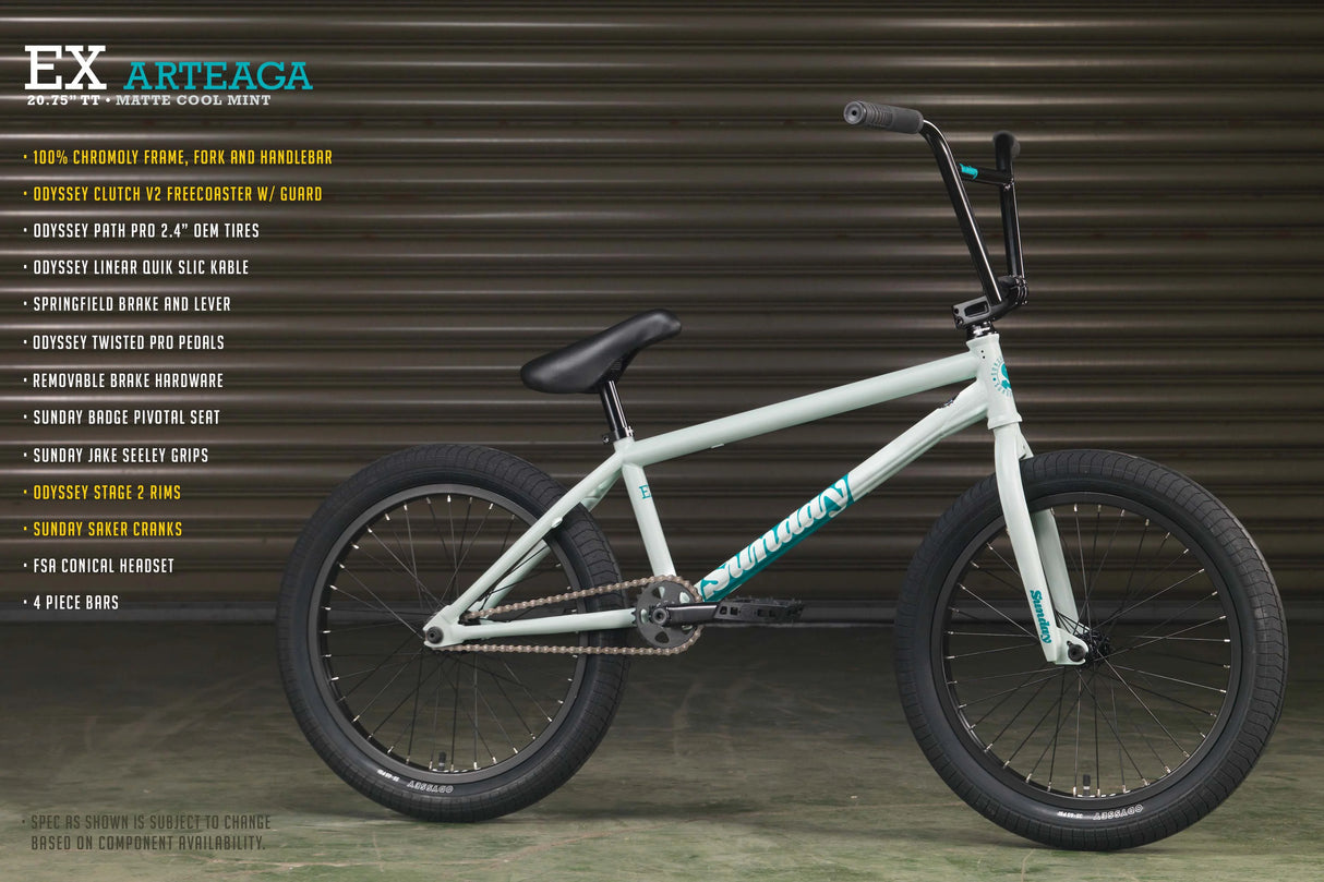 20.75" Sunday EX Julian Arteaga Signature BMX bike | Ride Hub