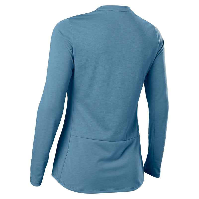 Fox Lady Ranger Dr Dusty Blue Long Sleeve Cycling Jersey | RideHub