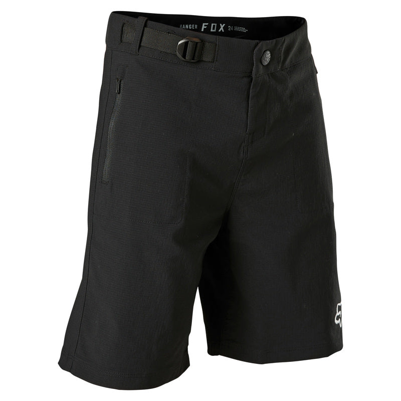 Fox Junior Ranger Liner Black Cycling Shorts | RideHub