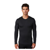 Fox Tecbase Fire Black Long Sleeve T-Shirt | RideHub