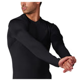 Fox Tecbase Fire Black Long Sleeve T-Shirt | RideHub