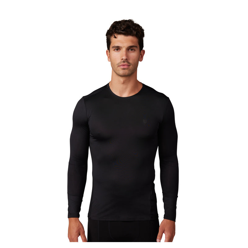 Fox Tecbase Black Long Sleeve T-Shirt | RideHub
