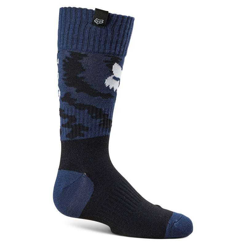 Fox Junior 180 Nuklr Socks Deep Cobalt | RideHub