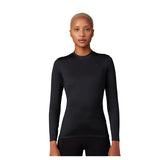 Fox Lady Tecbase Fire Black Long Sleeve T-Shirt | RideHub