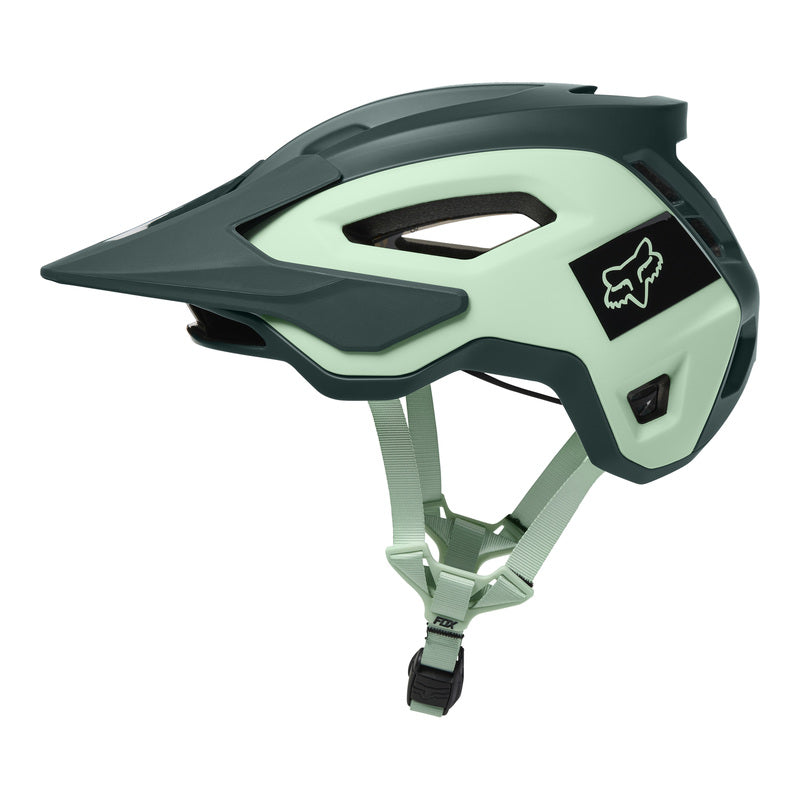 Fox Speedframe Pro Blocked Sea Foam Bike Helmet