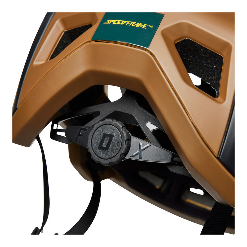 Fox Speedframe Pro Blocked Nutmeg Bike Helmet