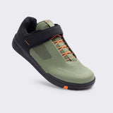 Crankbrothers Stamp Speedlace Green/Orange Shoes - Black Outsole
