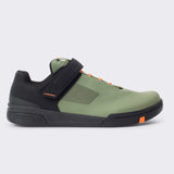 Crankbrothers Stamp Speedlace Green/Orange Shoes - Black Outsole