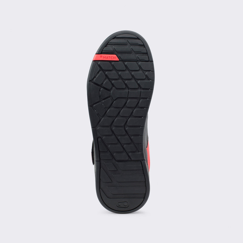 Crankbrothers Stamp Speedlace Grey/Red Shoes - Black Outsole