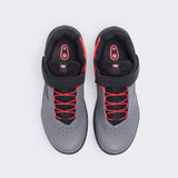 Crankbrothers Stamp Speedlace Grey/Red Shoes - Black Outsole