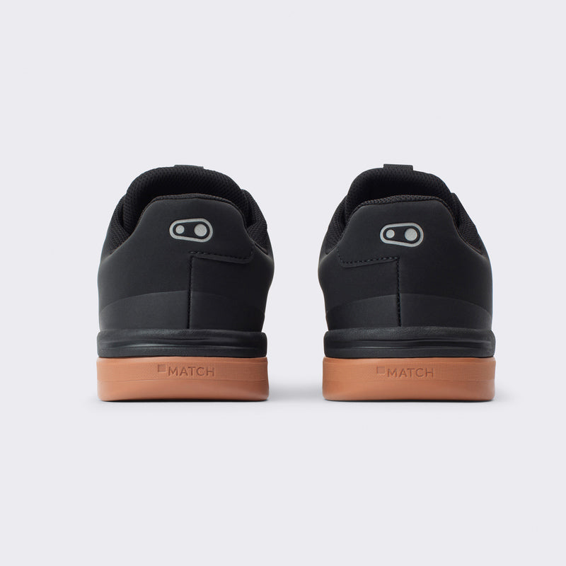Crankbrothers Stamp Lace Black/Silver Shoes - Gum Outsole