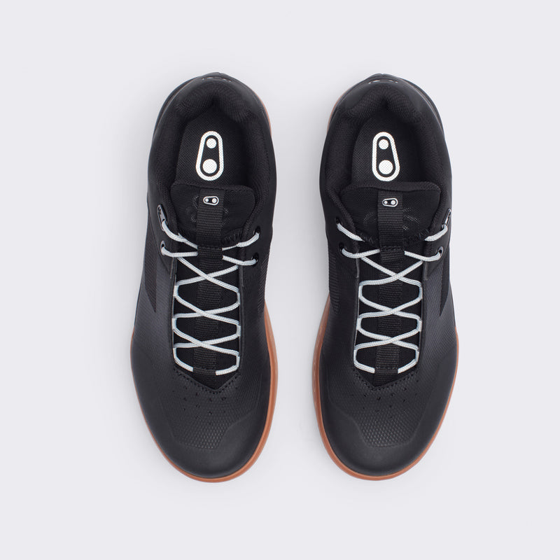 Crankbrothers Stamp Lace Black/Silver Shoes - Gum Outsole