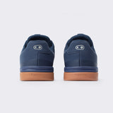 Crankbrothers Stamp Lace Navy/Silver Shoes - Gum Outsole