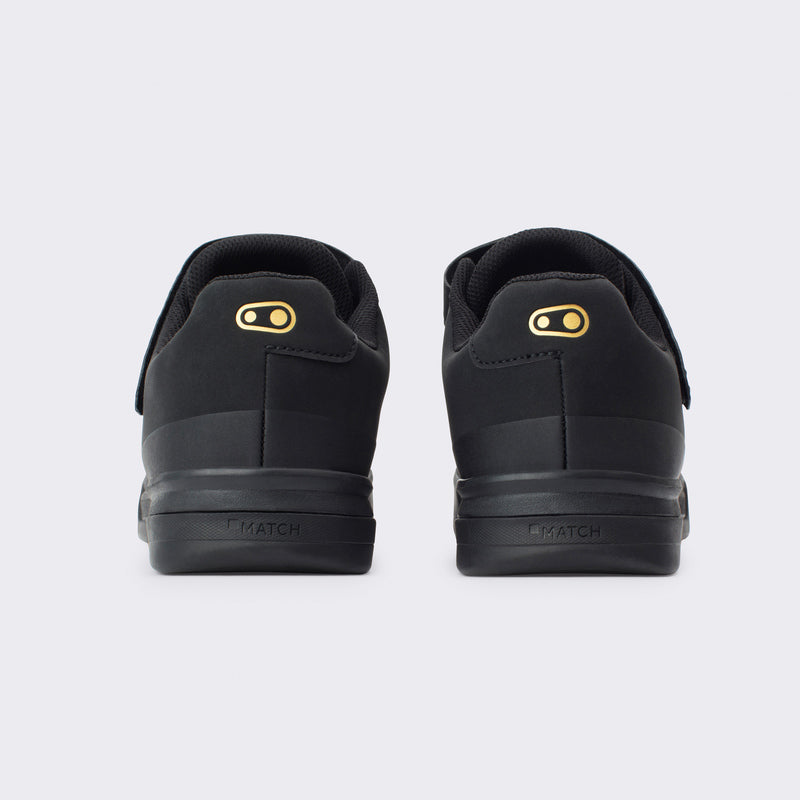 Crankbrothers Mallet Boa Black/Gold Shoes - Black Outsole
