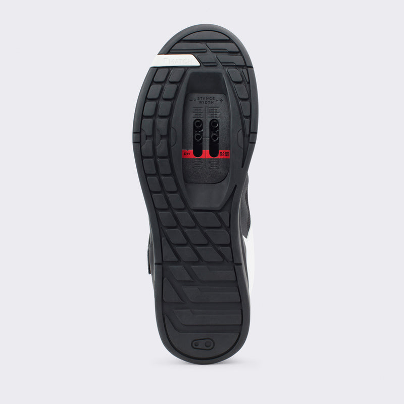 Crankbrothers Mallet Speedlace Black/White Shoes - Black Outsole