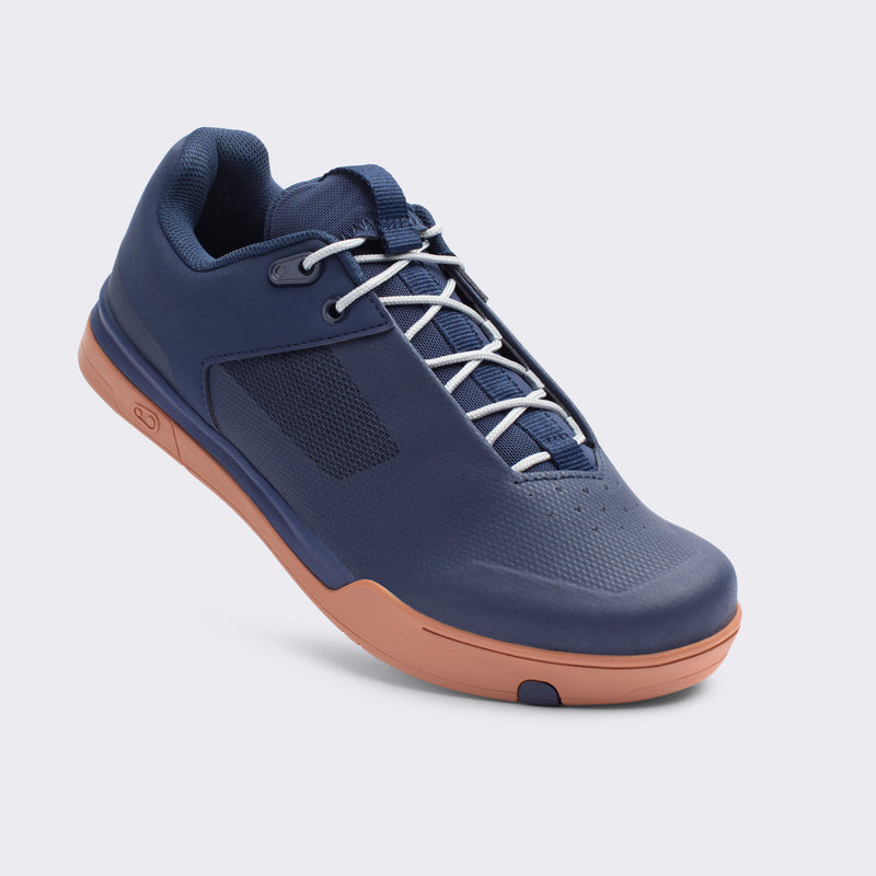 Crankbrothers Mallet Lace Navy/Silver Shoes - Gum Outsole