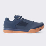 Crankbrothers Mallet Lace Navy/Silver Shoes - Gum Outsole