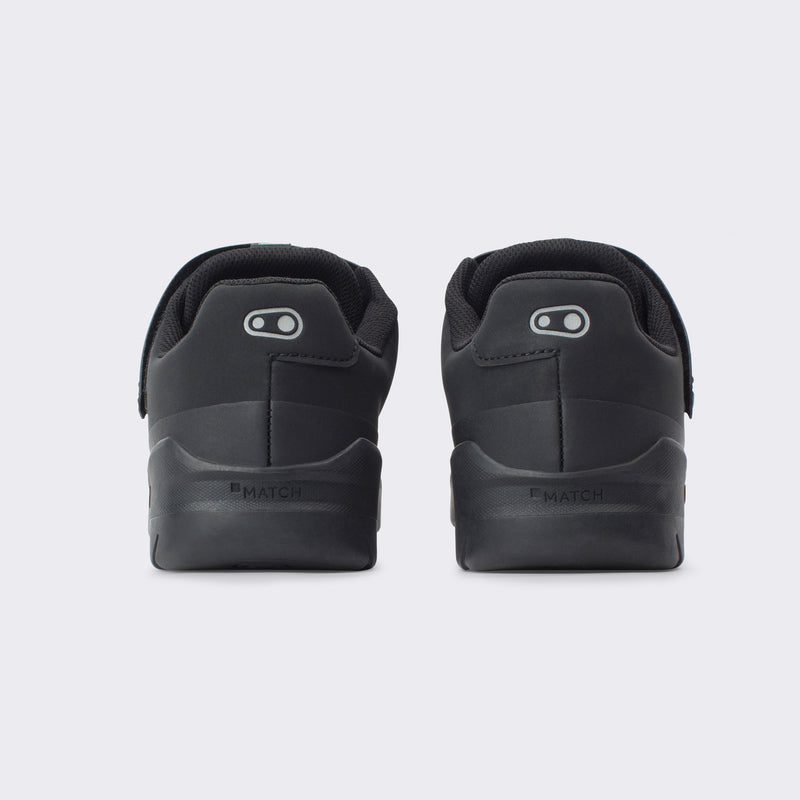 Crankbrothers Mallet E Speedlace Black/Silver - Black Outsole shoes