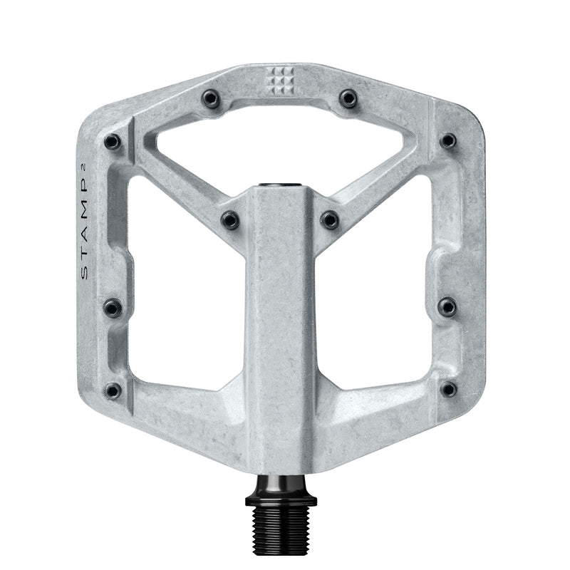 Crankbrothers Stamp 2 Small Raw Silver Bicycle Pedals
