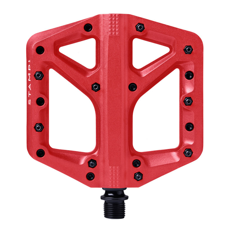 Crankbrothers Stamp 1 Large Red Bicycle Pedals