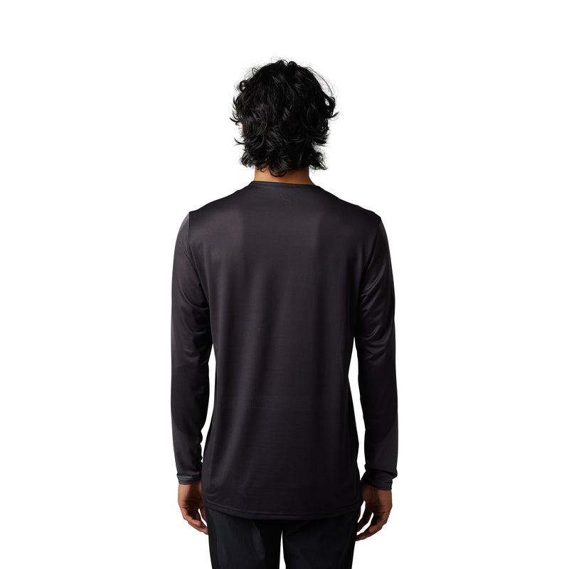 Fox Flexair Novah Steel Grey Long Sleeve Cycling Jersey | RideHub