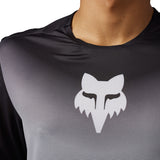 Fox Flexair Novah Steel Grey Long Sleeve Cycling Jersey | RideHub