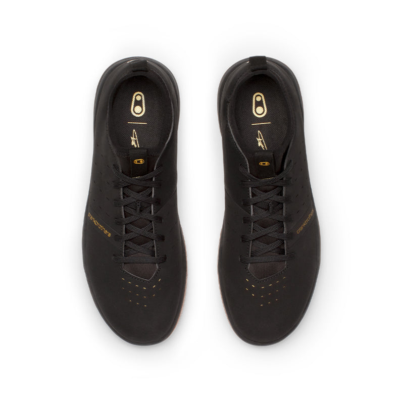 Crankbrothers Stamp Street Lace Black/Gold Shoes - Gum Outsole