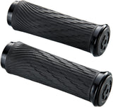 Locking Grips for Grip Shift Integrated 100mm with Silver Clamps and End Plug