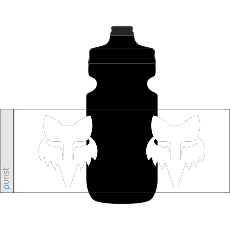 Fox 22 Oz Purist Black Water Bottle