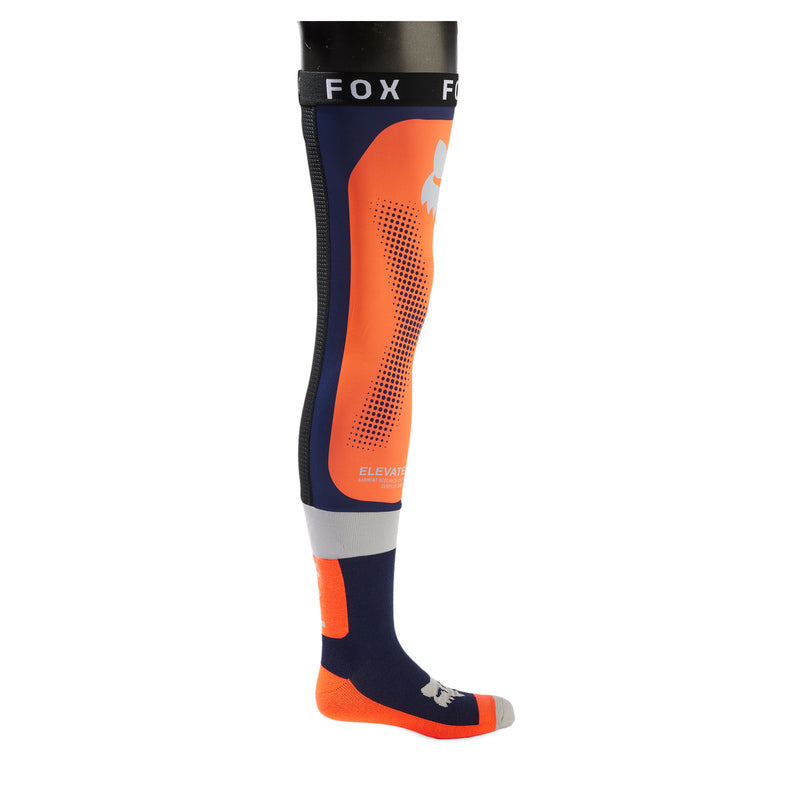 Fox Flexair Knee Brace Fluo Orange socks | RideHub
