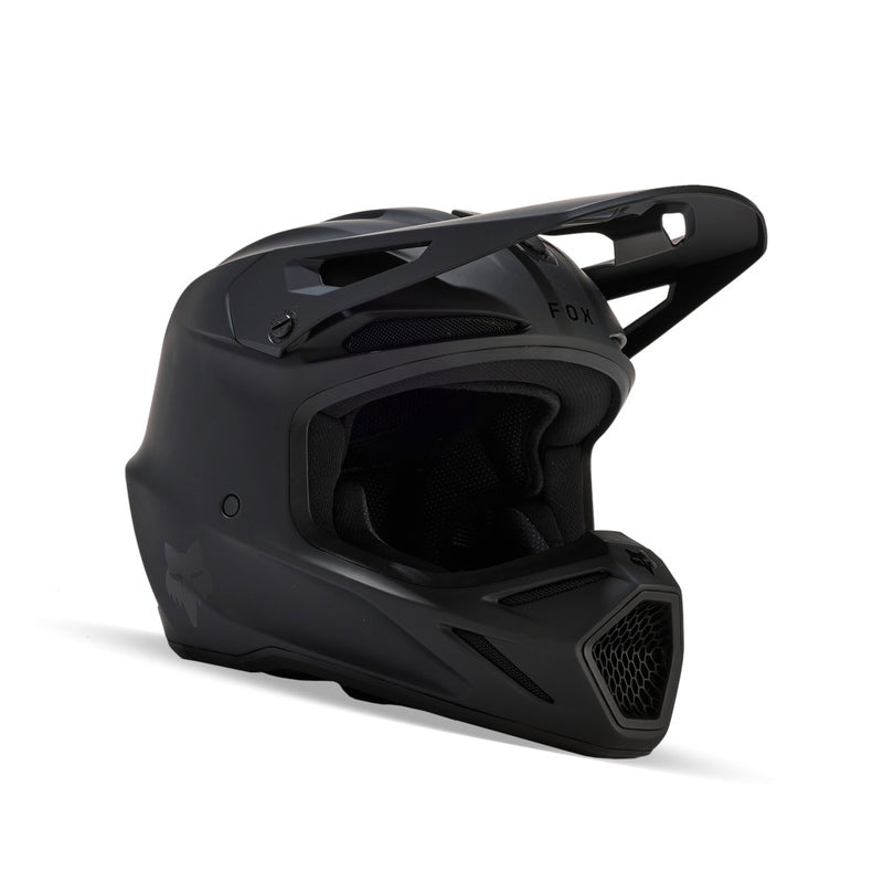 Fox V3 Solid Helmet Matte Black