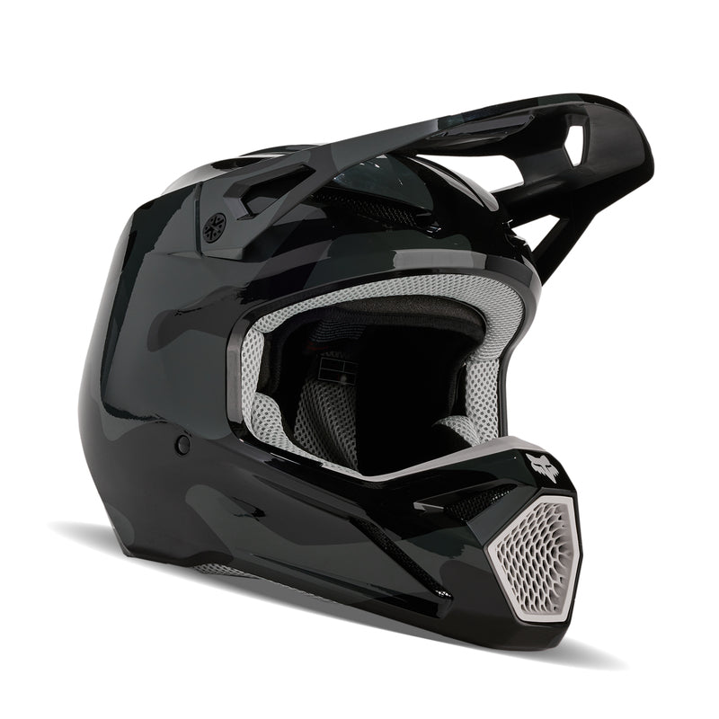 Fox V1 Bnkr Black Camo Helmet