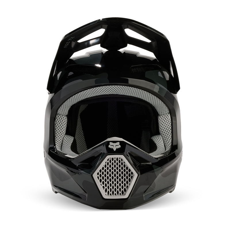 Fox V1 Bnkr Black Camo Helmet