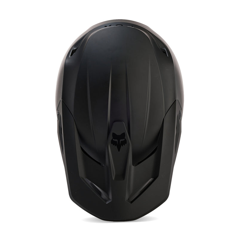 Fox Junior V1 Matte Black Matte Black helmet