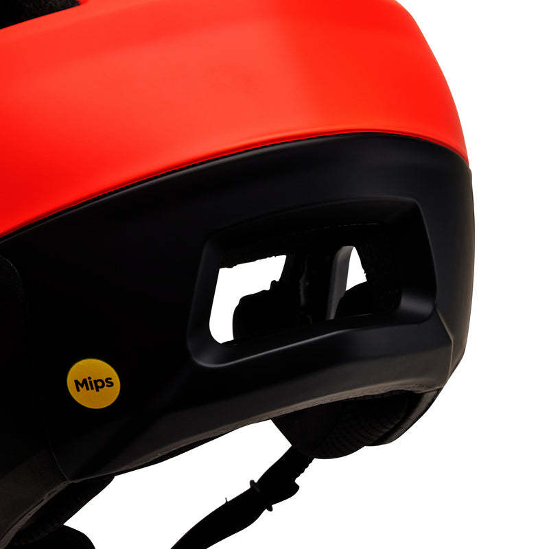Fox Dropframe Orange Flame Bike Helmet