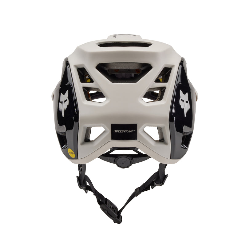 Fox Speedframe Pro Blocked Vintage White Bike Helmet