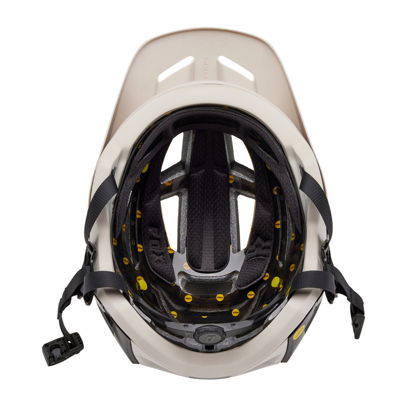 Fox Speedframe Pro Blocked Vintage White Bike Helmet