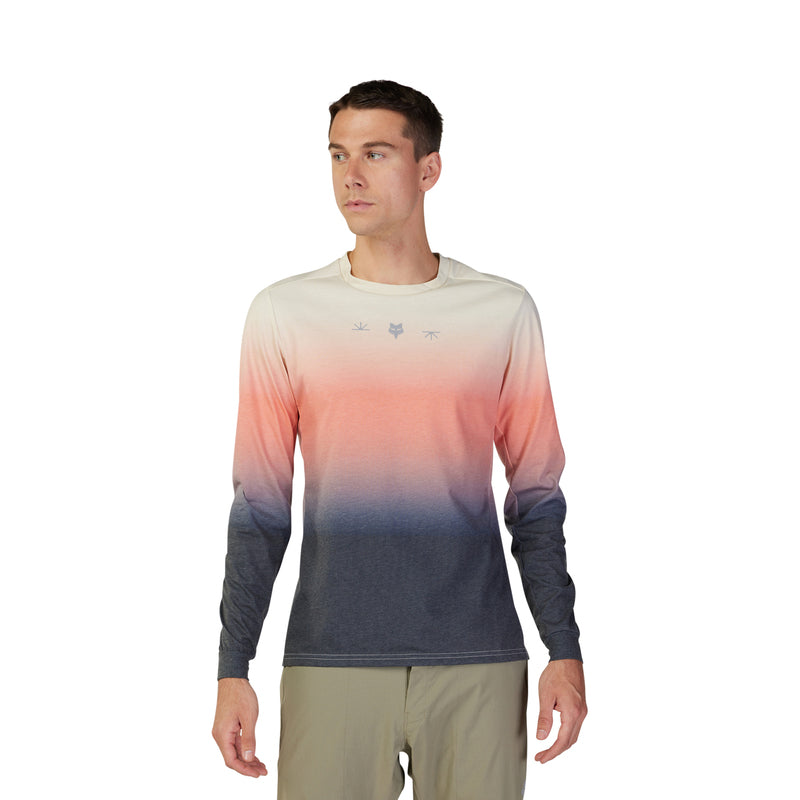 Fox Ranger Drirelease Md Lunar Bone Long Sleeve Cycling Jersey | RideHub