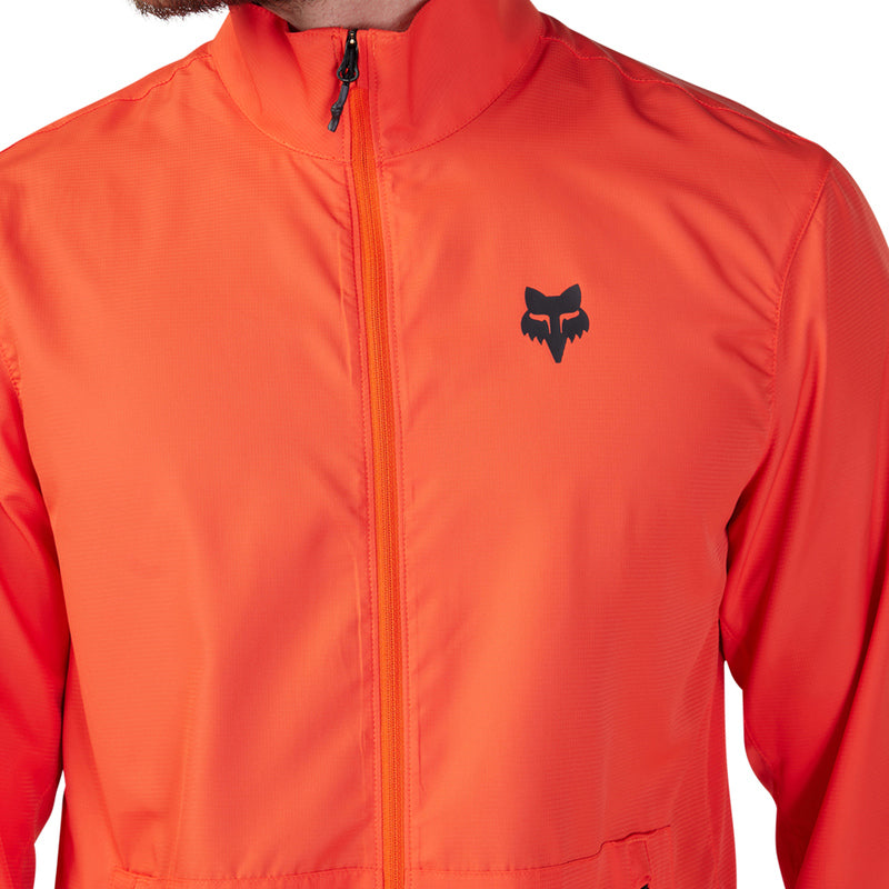 Fox Ranger Wind Orange Flame Rain Jacket
