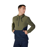Fox Ranger Wind Pullover Olive Green Rain Jacket