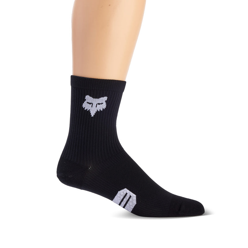 Fox 6" Ranger Sock Black | RideHub