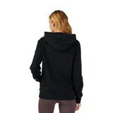 Fox Lady Head Black Hoodie