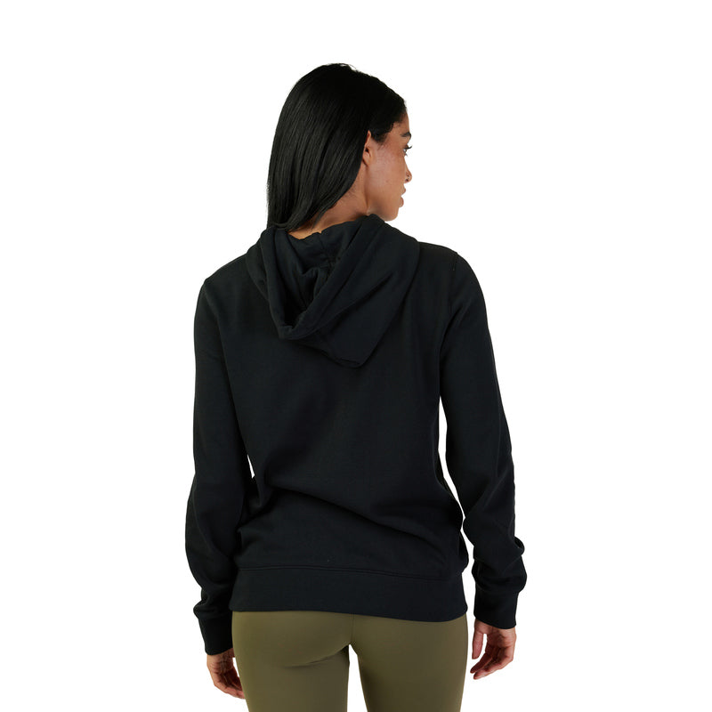 Fox Lady Head Hoodie Black/Pink