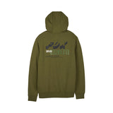Fox Leo Olive Green Hoodie