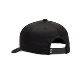 Fox Junior Lithotype 110 Sb Black/Black Baseball Cap