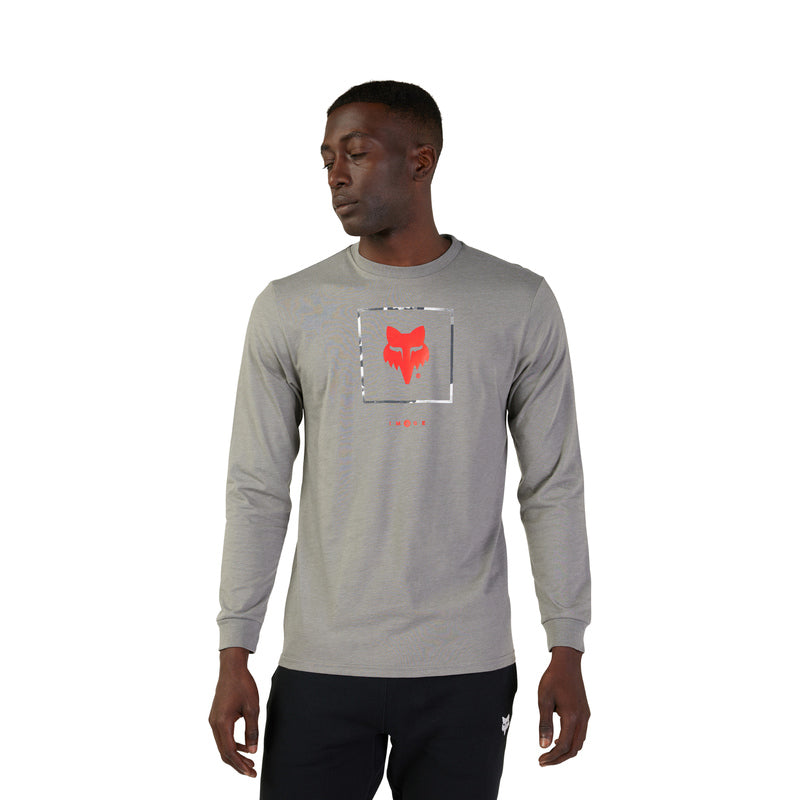 Fox Atlas Heather Graphite Long Sleeve T-Shirt | RideHub