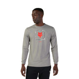 Fox Atlas Heather Graphite Long Sleeve T-Shirt | RideHub