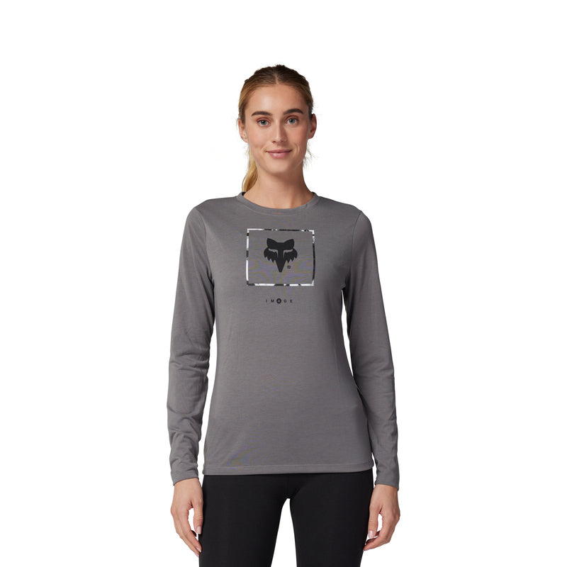 Fox Lady Atlas Tech Pewter Long Sleeve T-Shirt | RideHub