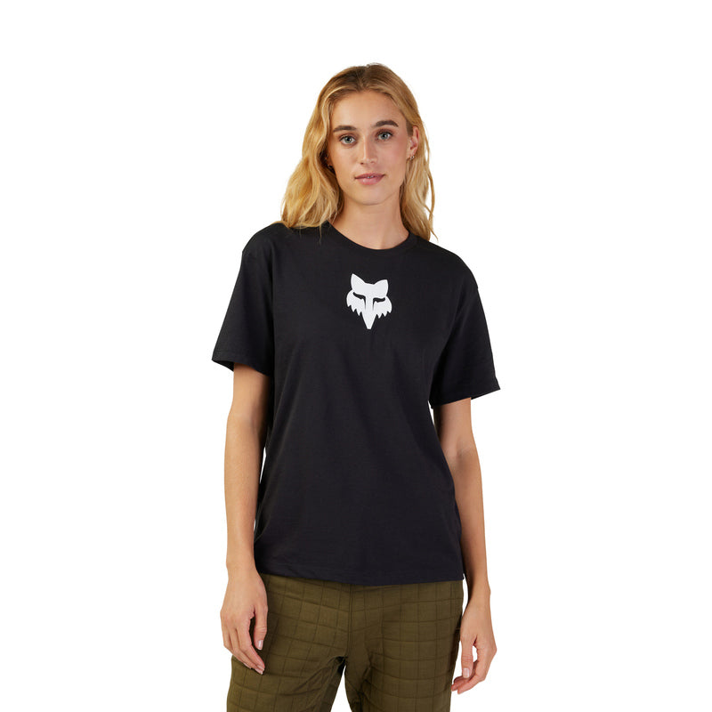 Fox Lady Fox Head T-Shirt Black