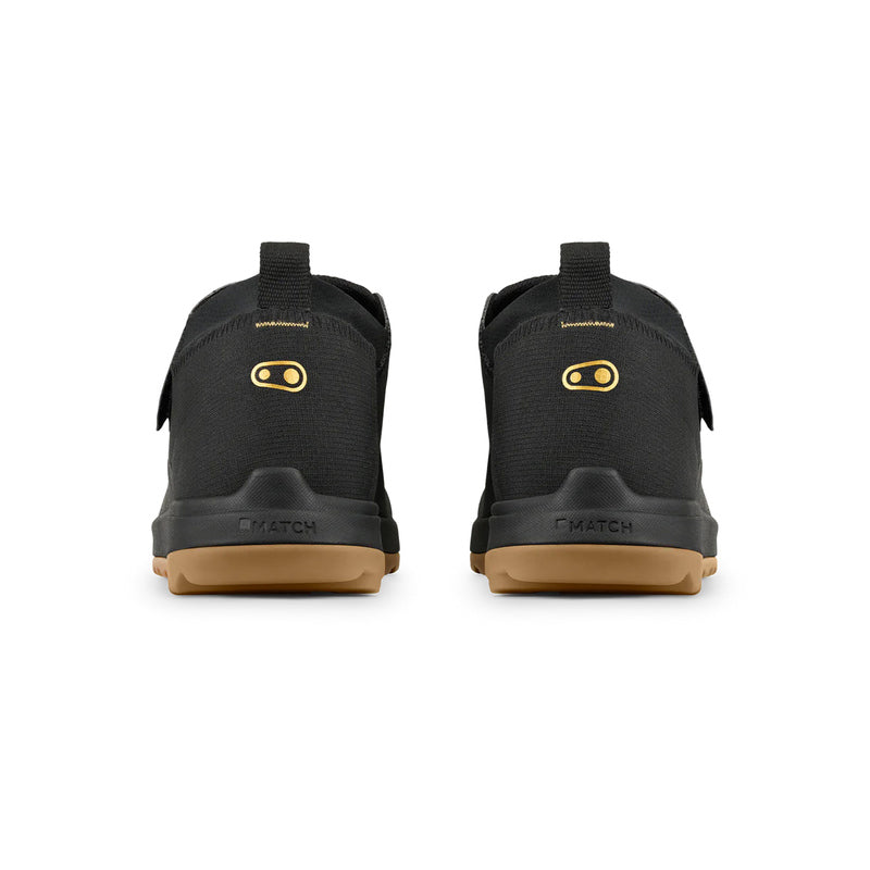Crankbrothers Stamp Trail Boa Shoes Black/Gold - Gum Outsole